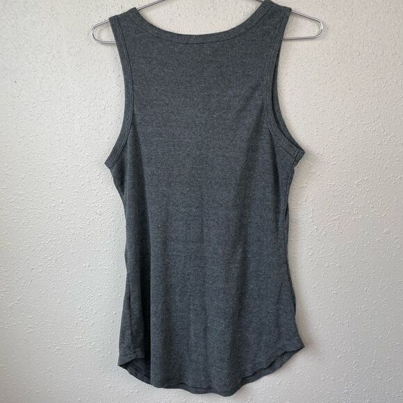 Custom Made Good Vibes Half Button Down Tank Top - Picture 3 of 3